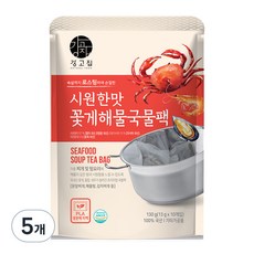 강고집 꽃게 해물 국물팩 10p, 130g, 5개