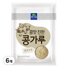 면사랑 콩맛 진한 콩가루, 850g, 6개