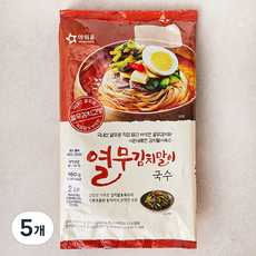 아워홈 열무김치말이 국수, 980g, 5개