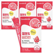 Good&Kids 美味鐵和維生素嬰兒草莓口味 30p, 4個, 60g