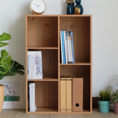 三悅傢具 sanlihaw 加厚五格直橫兩用收納櫃, 開芯, 高級塑合板, 密集板, 北歐原木風, 台灣製