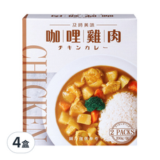 味王 咖哩雞肉調理包 2包入, 400g, 4盒