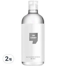 아임유니 마일드 클렌징워터 이엑스, 500ml, 2개