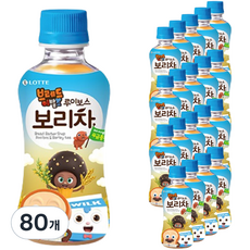 롯데칠성음료 브레드이발소 루이보스 보리차, 보리, 230ml, 80개