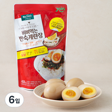 누테이블 비벼먹는 반숙 계란장, 400g, 6입