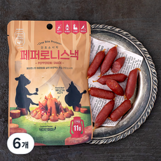 존쿡 델리미트 페퍼로니스낵, 50g, 6개