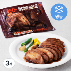 한끼통살 스팀 슬라이스 데리야끼맛 닭가슴살 (냉동), 100g, 3개