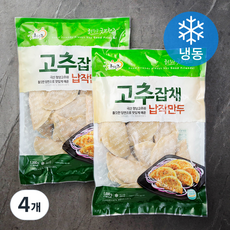 굿프랜즈 고추잡채 납작만두 (냉동), 1000g, 4개