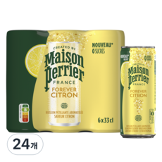 檸檬罐裝碳酸飲料, 330ml, 24個