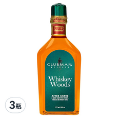 CLUBMAN PINAUD 古龍鬍後水 威士忌森林 177ml 3瓶組, 3瓶