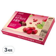 제키스 제주 백년초 초콜릿, 224g, 3세트