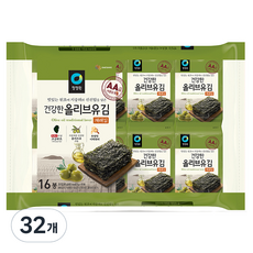 청정원 올리브유재래김, 5g, 32개