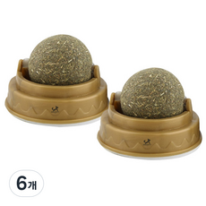 딩동펫 고양이 롤링 캣닢 볼 사탕, 30g, 6개