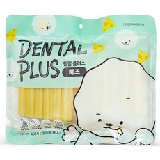 강아지 간식 덴탈플러스 덴탈껌, 치즈, 450g, 1개 - 꼬뜨치카껌