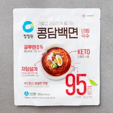 청정원 콩담백면 비빔국수, 380g, 1개