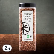 도정공장 유기농 차수수, 1kg, 2개