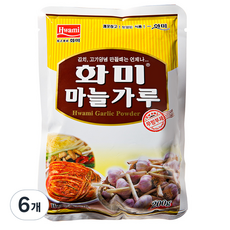 [화미] 마늘가루(복합70%), 200g, 6개