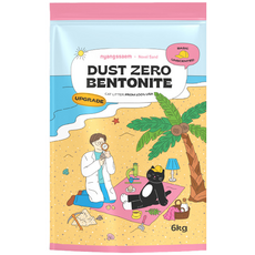 냥쌤 더스트제로 벤토나이트 고양이 모래 무향, 6kg, 1개