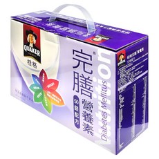QUAKER 桂格 完膳 營養素禮盒 糖尿病適用 8罐入, 2L, 1盒