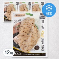 햇살닭 페퍼콘스팀 닭가슴살 (냉동), 200g, 12개