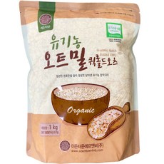 이든타운 유기농 오트밀 퀵롤드오츠 1kg 1개