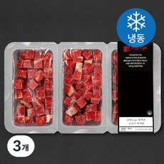 다맛나go 호주산 소고기 국거리용 (냉동), 450g, 3개