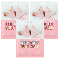 me.factory 去角質足膜 Set, 韓國製造, 足部護理, 1雙, 3包, 40g