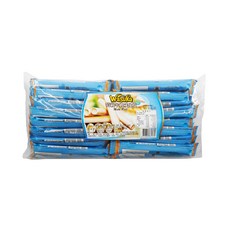 Wasuka 特級牛奶威化捲, 酥脆餅皮 濃郁內餡 50條, 600g, 1袋