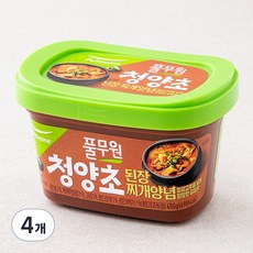 풀무원 청양초 된장찌개 양념, 450g, 4개