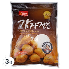 청은 감자전분, 1kg, 3개