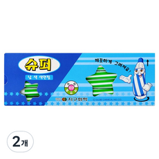 지구화학 슈퍼 색연필 낱색 연두 12p, 2개, 1색