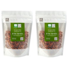 유가원 유기농 구운 아몬드, 340g, 2개 340g, 2개