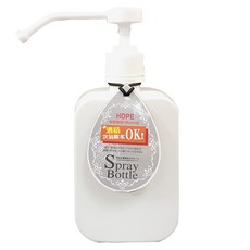 米諾諾酒精按壓噴霧瓶500ml，按壓式噴頭，HDPE材質，耐酸鹼，可重複使用, 單色, 1入