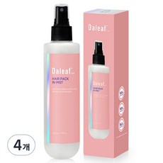 달리프 글램 노워시 헤어팩 인 미스트, 200ml, 4개