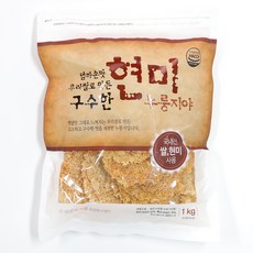 엄마손맛 우리쌀로 만든 구수한 현미누룽지야, 1kg, 1개