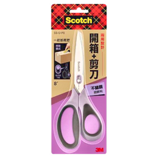 3M Scotch 二合一不鏽鋼開箱剪刀, 易剪快拆, 開箱神器, SS-U-P8, 1支