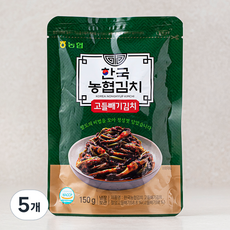 농협 한국농협김치 고들빼기김치, 150g, 5개