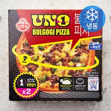 오뚜기 UNO 불고기 피자 (냉동), 180g, 2개