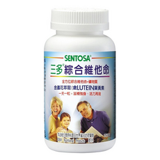 SENTOSA 三多 綜合維他命膜衣錠，含葉黃素，全方位綜合維他命與礦物質, 150顆, 1罐