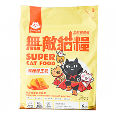 ParkCat 貓樂園 全齡貓 無穀高蛋白高脂肪無敵貓糧 鮮雞蜂王乳, 動物性蛋白85%, 富含B群維生素, 單一肉源, 口感佳, 6kg, 1袋