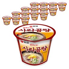 농심 [농심]사리곰탕큰사발 111gX16개, 16개