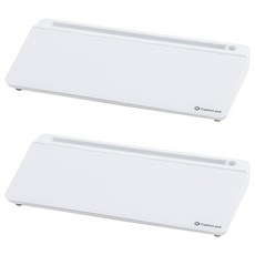카피어랜드 글래스 메모보드 G5 멀티 오거나이저, 화이트, 2개 화이트, 2개