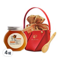 Mr.HONEY 蜂蜜先生 蜂蜜提籃組 野花蜂蜜, 240g, 4組