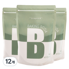 비즐리 프리미엄 베이킹소다, 1kg, 12개