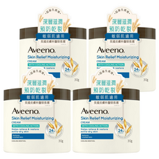 Aveeno 艾惟諾 燕麥高效舒緩潤膚霜, 312g, 4罐