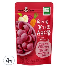 맛있는풍경 유기농 요거트 ABC볼, 4개, 혼합맛(사과 / 비트 / 당근), 20g