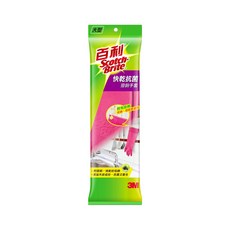 3M Scotch-Brite 百利 快乾抗菌掛鉤手套, 大型, 粉色, 1包