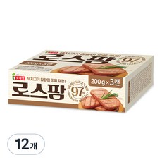 롯데햄 로스팜 97%, 200g, 12개 600g, 4개