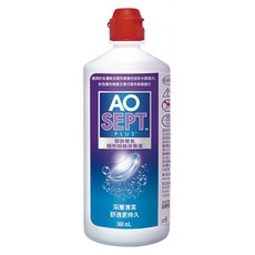 愛爾康AO耶歐雙氧隱型眼鏡保養液, 美國原裝進口，適用所有隱形眼鏡, 360ml, 1瓶