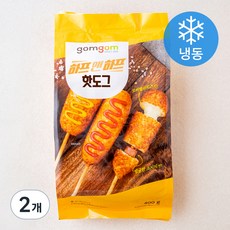 곰곰 하프앤하프핫도그(소시지&치즈), 80g, 5개입, 2개 400g, 2개